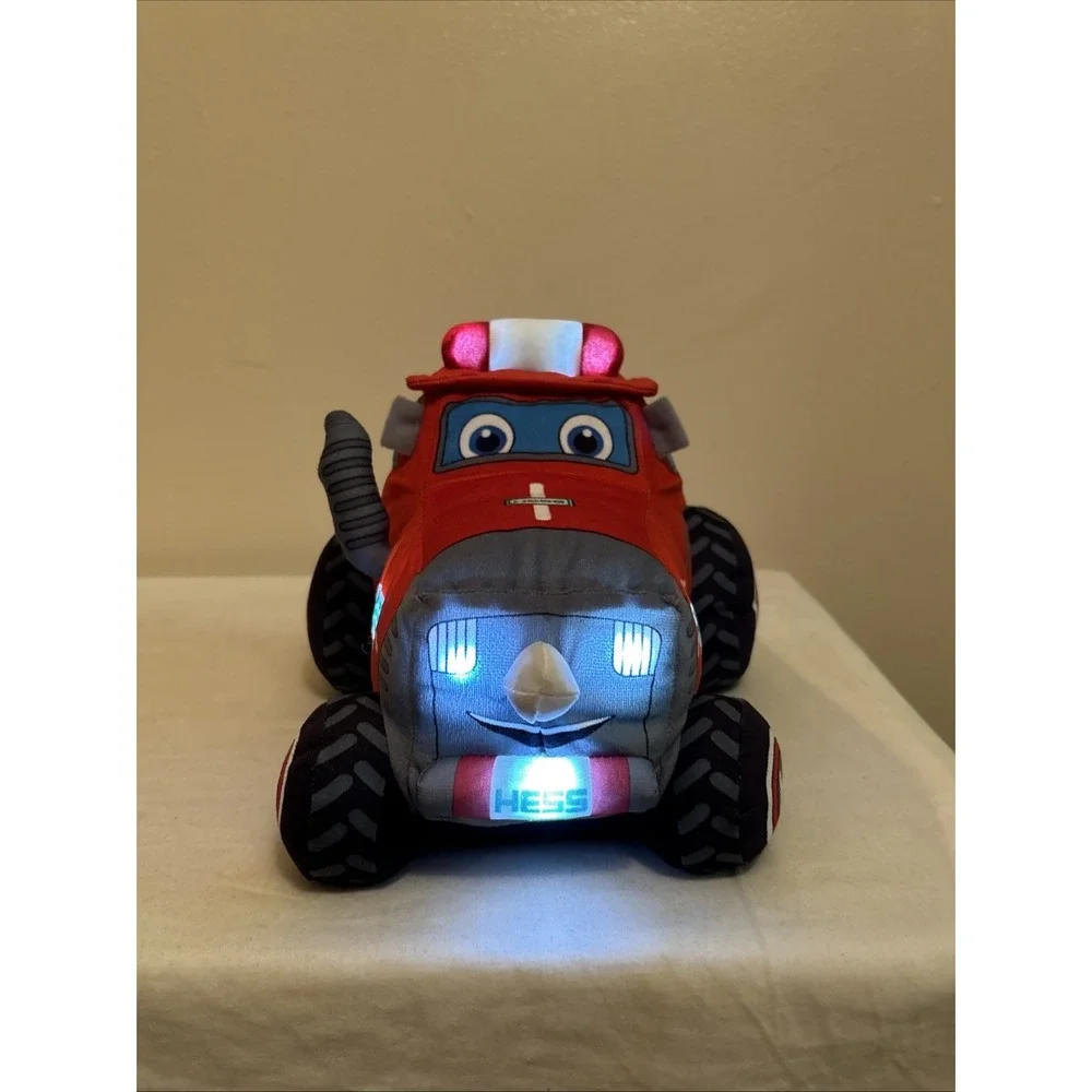 Hess 2025 My Plush Farm Tractor Red Light Up Singing Talking Toy Truck
